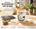 Mug blanc & jaune Logo