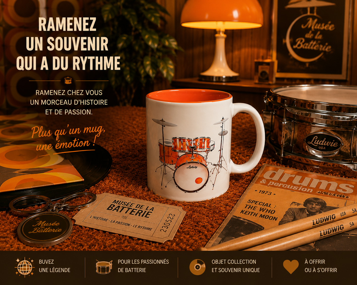 Mug "Ludwig" Ambre
